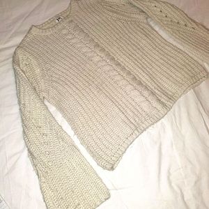 Knit Bell Sleeve Sweater